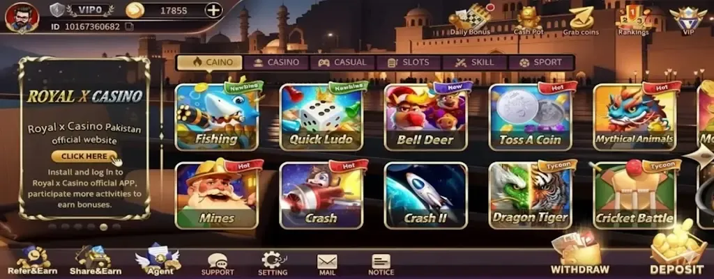 Royal X Casino Game